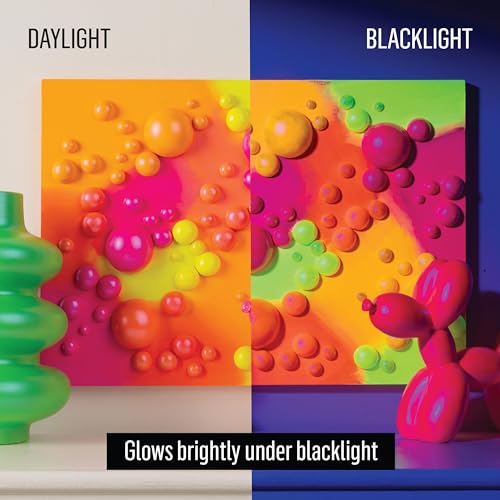 Image of FolkArt, Color Shift Blacklight Acrylic Paint, Neon Green