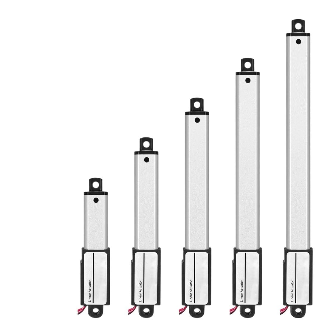 Varilla de empuje eléctrica y actuador lineal 12V con carrera de 30mm 7