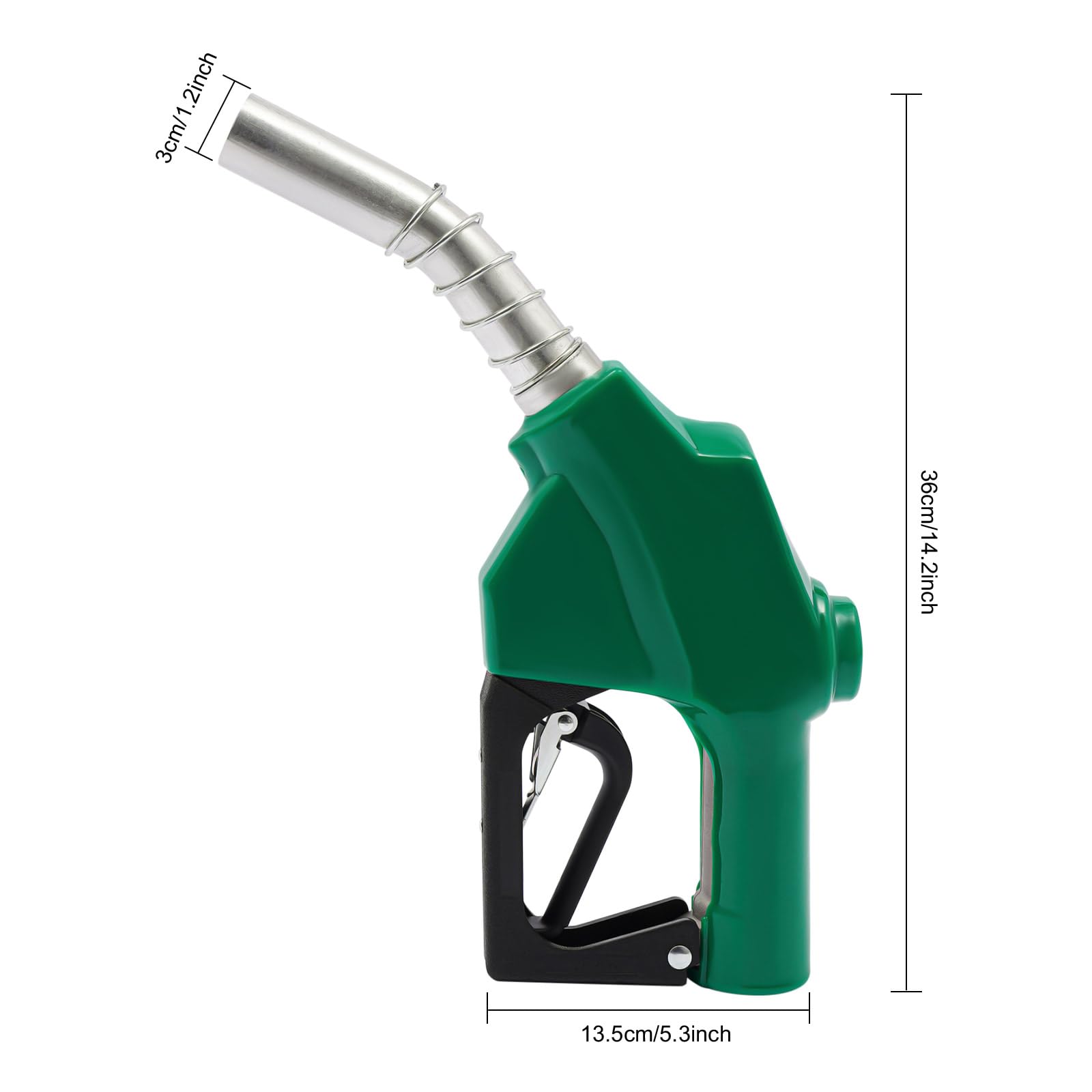 Automatyczny pistolet do tankowania 120 l/min, rozkład oleju napędowego Biodiesel Pistolet paliwowy, pompa olejowa do ssania oleju, dysza, automatyczne zamykanie