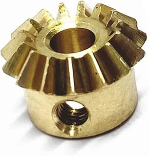 LWOMAN miter transmission 2pcs 1:1 Bevel Gear 0.5 Modulus 18 Teeth With Inner Hole 3mm, 0.5m 18T 90 Degree Drive Commutation Steel Gears Screw pinion mechanical