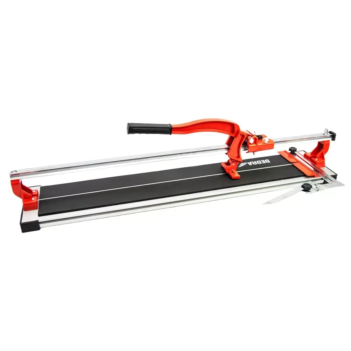 DEDRA Tagliapiastrelle, macchina manuale per taglio di piastrelle, lunghezza di taglio 1000 mm, con cuscinetti a sfera, guida a profilo "X", peso 10,25 kg, telaio in alluminio