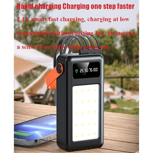 Batterie externe 100000mAh blanche à charge ultra rapide