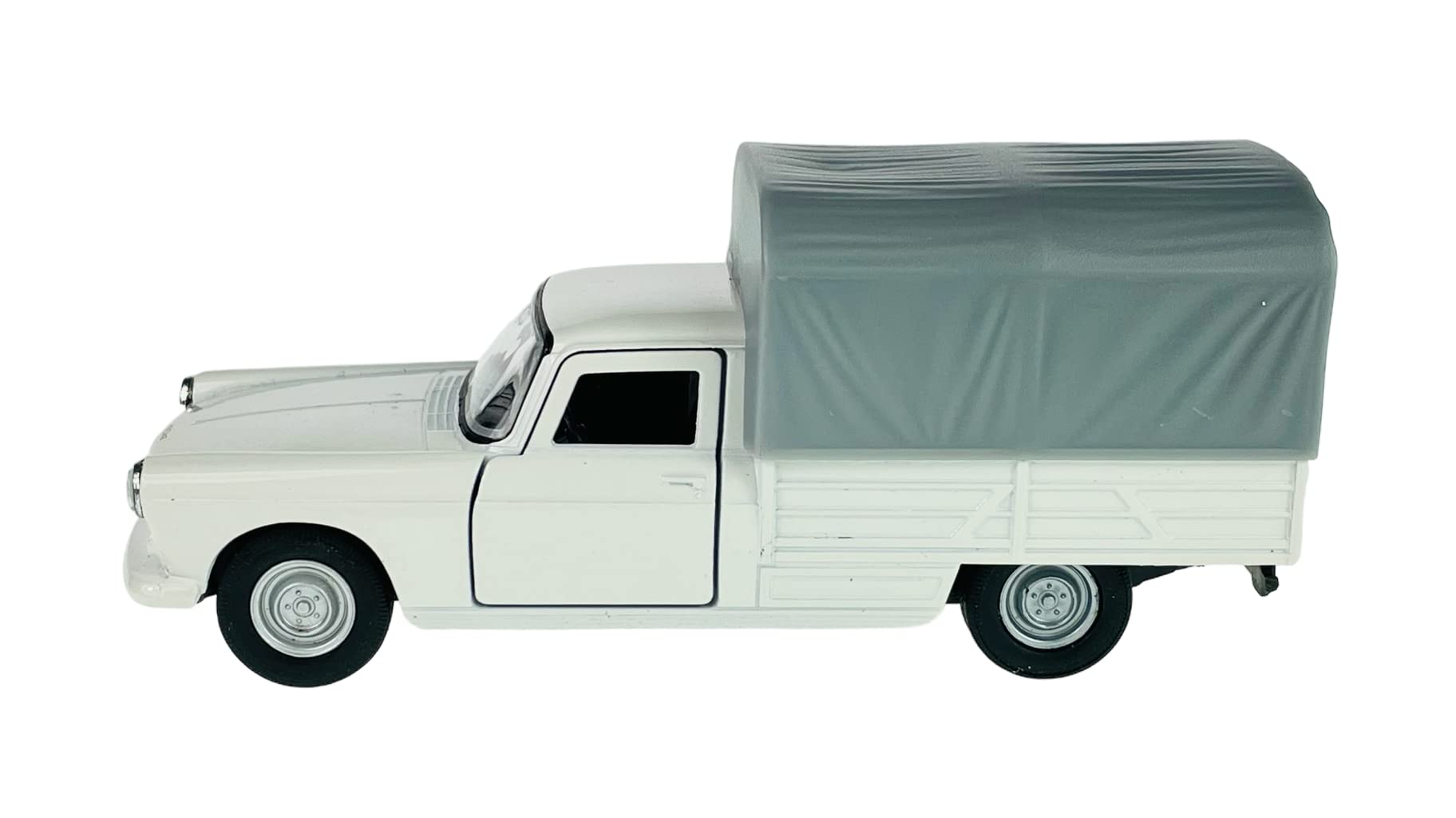 Modelo De Coche Renault 4 - Escala 1/34-1/39, Metal Fundido, Puertas Que Se Abren, Color Blanco