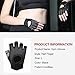 Hually Guantes Gimnasio para Hombre y Mujer, Gym Guantes Transpirable con Protección...