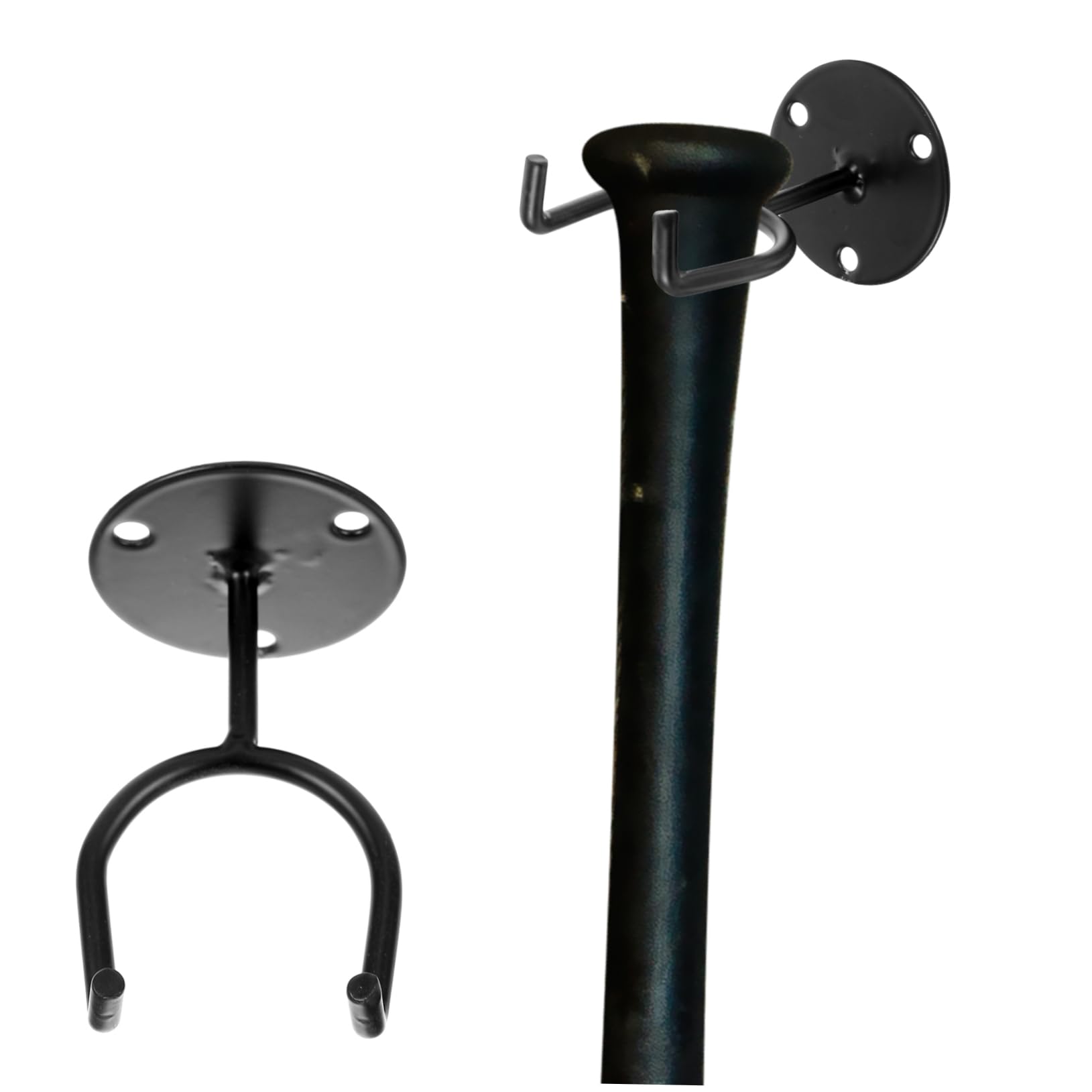 HONMEET Baseball Wall Mount Stand Multi-function Sports Shelving Decorative Baseball Base