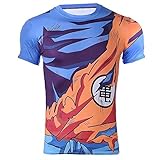 dragonball t shirt herren DragonBall Son Goku Eng geschnittenes T-Shirt