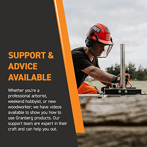 Granberg 24″ Alaskan Mkiv Chainsaw Mill, G778-24 - Portable 24 Inch Wood Cutting Machine Tool - Cordless Chain Sawmill Attachment With Timber Cutter Guide - Log Hand Saw Mill Part Kit Accessories #TOP5