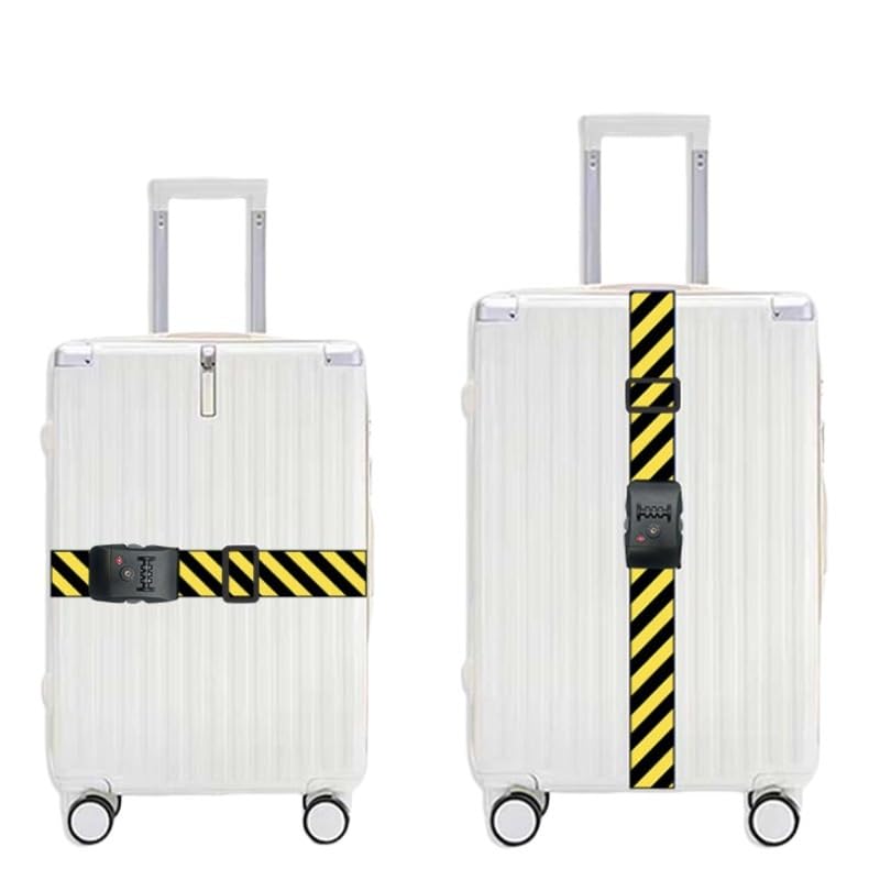 Robuste Gepäckgurte, verstellbare Gepäckgurte, Reisezubehör, verdickte Gepäckgurte, personalisierte Gepäckgurte, Kombinationsschloss, Gepäckgurte, Zubehör for Reisen, Gepäckverschluss verstellbar(2)