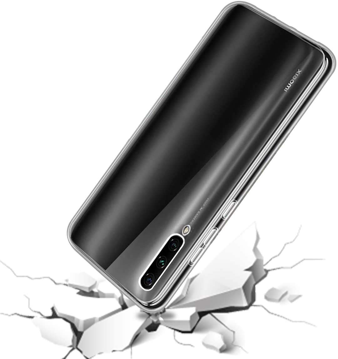 Custodia CoverKingz Per Xiaomi Mi A3 - Silikon TPU Trasparente, Ultra Sottile, Ricarica Wireless Qi