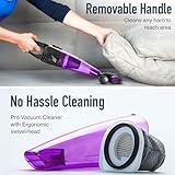 Merlin 2-in-1 Pro Vacuum Cleaner (Purple) | Corded, 850W Powerful Suction, Multiple Attachments | Lightweight Upright & Handheld Hoover for Carpet, Hard Floors, Pet Hairs & Cars - Image 5