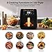 Panana Air Fryer, 8QT Large Capacity Air Fryer, Oilless Healty Cooker Airfryer Oven with 8 Presets, 1500W Air Fryers for Quick Meal, Home Use