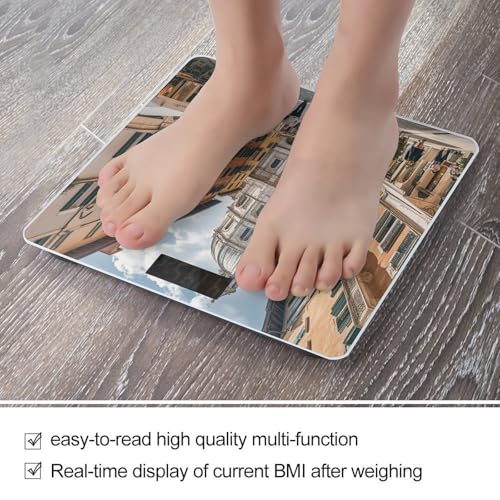 Báscula digital italiana para baño con pantalla grande miniatura 5