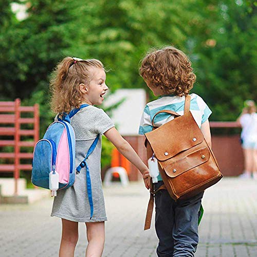 5-Pack 50ml Refillable Travel Bottles with Keychain Clip - Image 4