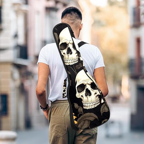 Waterproof Oxford Cloth Ukulele Bag Fairy with Bird and Flower Durable & Stylish Ukulele Case with Storage Skull Sunflower - Les Beatles, Paul McCartney, John Lennon, RIngo Starr, George Harrison Waterproof Oxford Cloth Ukulele Bag Fairy with Bird and Flower Durable & Stylish Ukulele Case with Storage Skull Sunflower – Image 6