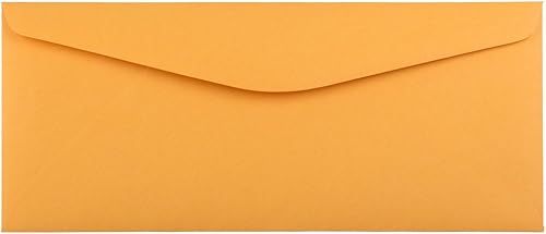 Miniatura 8 de JAM PAPER Sobres comerciales #10 - 4 18 x 9 12 - Kraft Manila marrón - 50 unidades