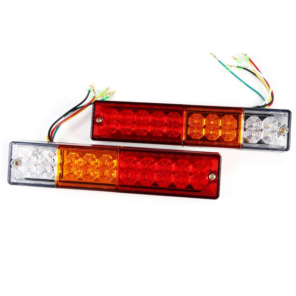 Paire LED 12-24V Feux Arrières 4,3 Pouces Pour Camion Remorque Feu De