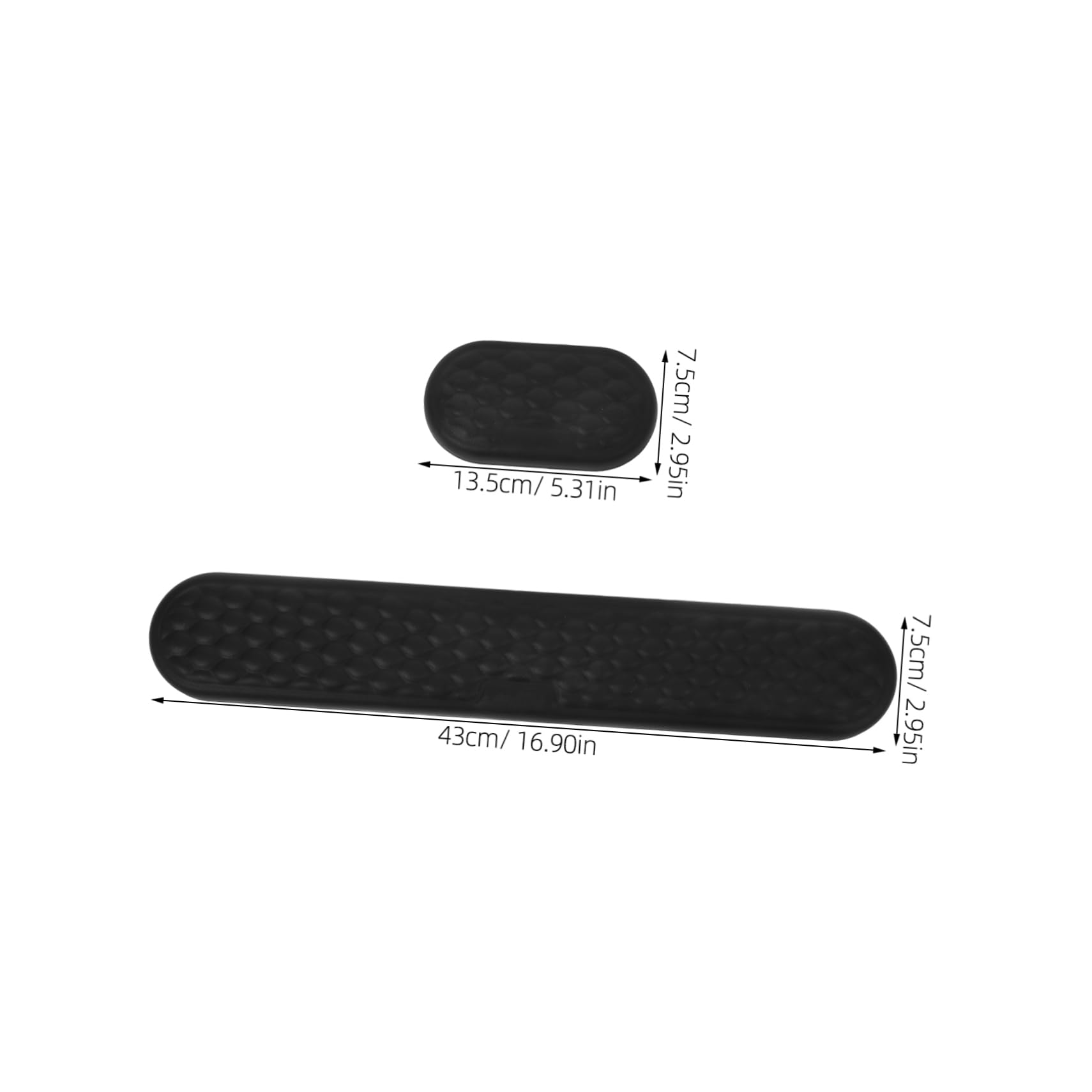Hemobllo 1 set Tappetino Ergonomico per per Tastiera e Mouse Comfort per Ufficio Design Multifunzionale per Esperienza Ottimale