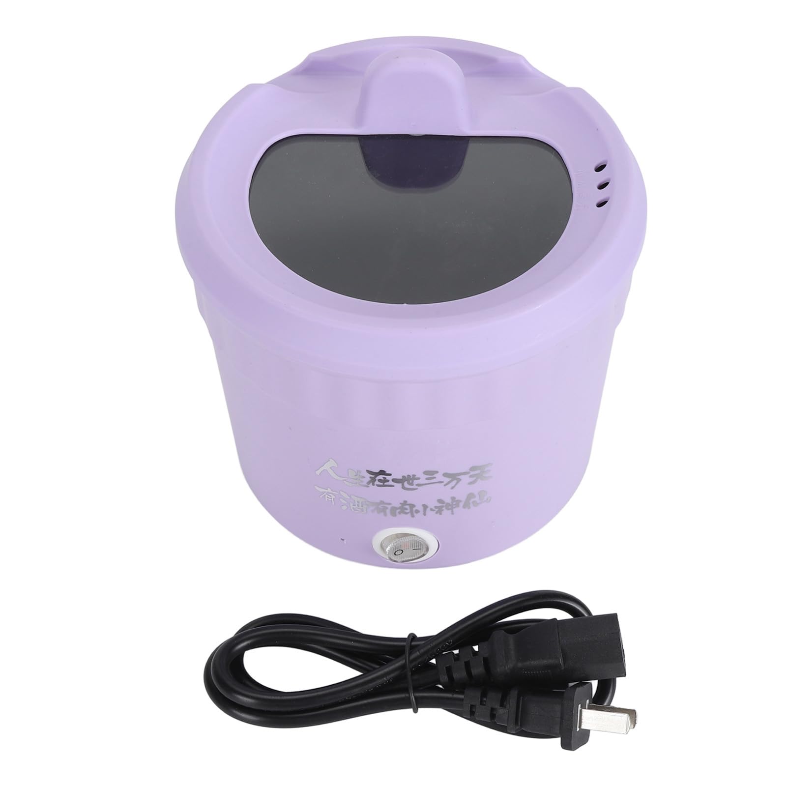 YOSOO 450W Electric Cooker Hot Pot Mini Electric Pot 1.2L,Rapid Noodles Cooker for Ramen Egg Pasta Multifunctional Cooker (US standard 110V), Purple, Yosoocdhmxtyzn4-11