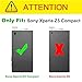 J&D Compatible for Sony Xperia Z5 Compact Glass Screen Protector (2-Pack), Not Full Coverage, Tempered Glass HD Clear Ballistic Glass Screen Protector for Xperia Z5 Compact Screen Protector