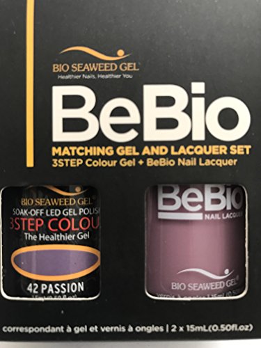 BIO SEAWEED BEBIO matching gel and lacquer set passion #42