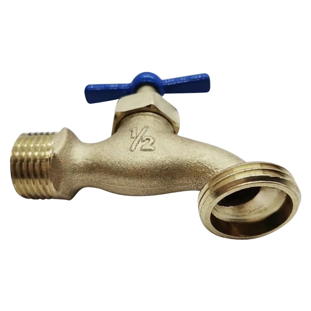 Wall Mounted Faucet Single Handle Water Tap for Laundry Washing Machine Bathroom Sink Garden — view 2