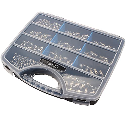 CCLIFE 270tlg Schmiernippel Verzinkt Fettnippel Kegelschmiernippel Sortiment für Fettpress | M6 M8 M10 | Gerade - 45° - 90°