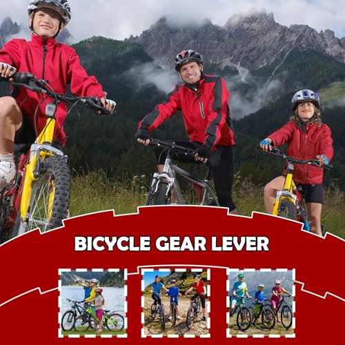 Cycling Gear, Shifter Lever, 1 Pair Bicycle 21 Speed Twist with Non Slip Handlebar Grip 7.87x5.91x1.18 Inches for E Bikes, Folding Bikes, Commuting, Training, Touring, Garage, Kids, Adults, Urban – Image 6