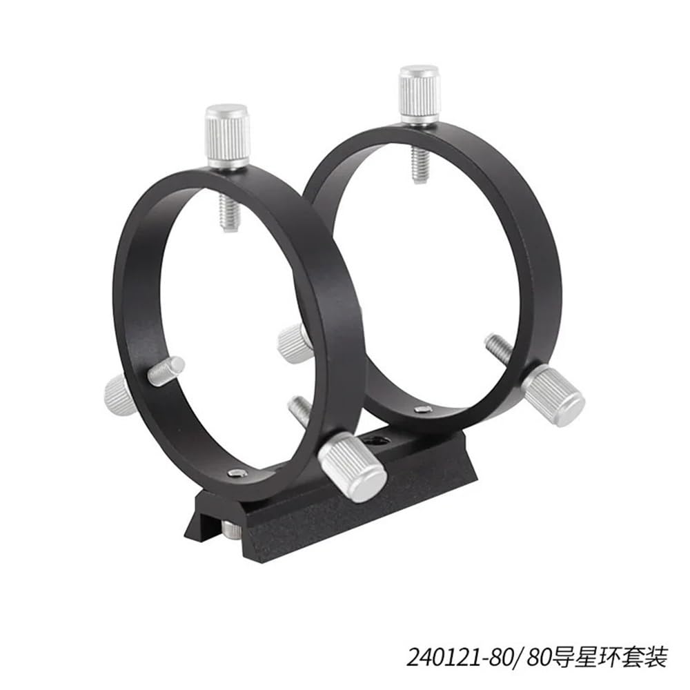 Accessoires pour télescopes Guide de télescope Support de Lunette Base de Plaque de 90 mm Anneau de Cerceau de 68/80/90/102 mm Accessoire d'astronomie for chercheur de Lunette(Hoop 80mm)