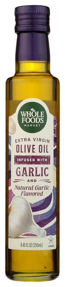 Whole Foods Market Garlic Infused Extra Virgin Olive Oil 8.45 FZ