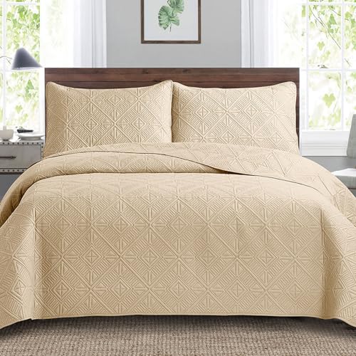 寝具カバーセット 北欧風 3点セット ベッドスプレッド 枕カバー キルト おしゃれ 無地 優しい肌触り 四節適用 ホコリ防ぎ ベッド飾り プレゼント インテリア ポリエステル マルチカバー 北欧ベッドカバー (カラー16,240*260cm)