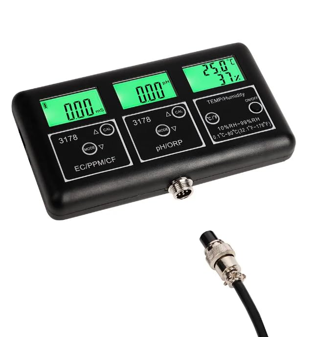 RS485-3178UBS Multi-Parameter WaterTester 7 in 1 EC/TDS/CF/pH/ORP/Temp/Humidity Meter ph Tester