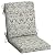 Arden Outdoor Dining Chair Cushion, 20 in x 20 in, Weather-Proof, Rain-Proof, Fade Resistant Patio Cushion for Patio, Dining, or Rocking Chairs 20 x 20, Neutral Aurora Damask