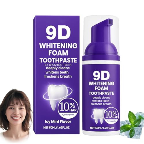 Pasta de dientes blanqueadora de dientes, espuma de mousse, eliminación de manchas para dientes sensibles, refrescante de aliento, limpieza profunda, cuidado bucal, brillo dental, viajes y diario