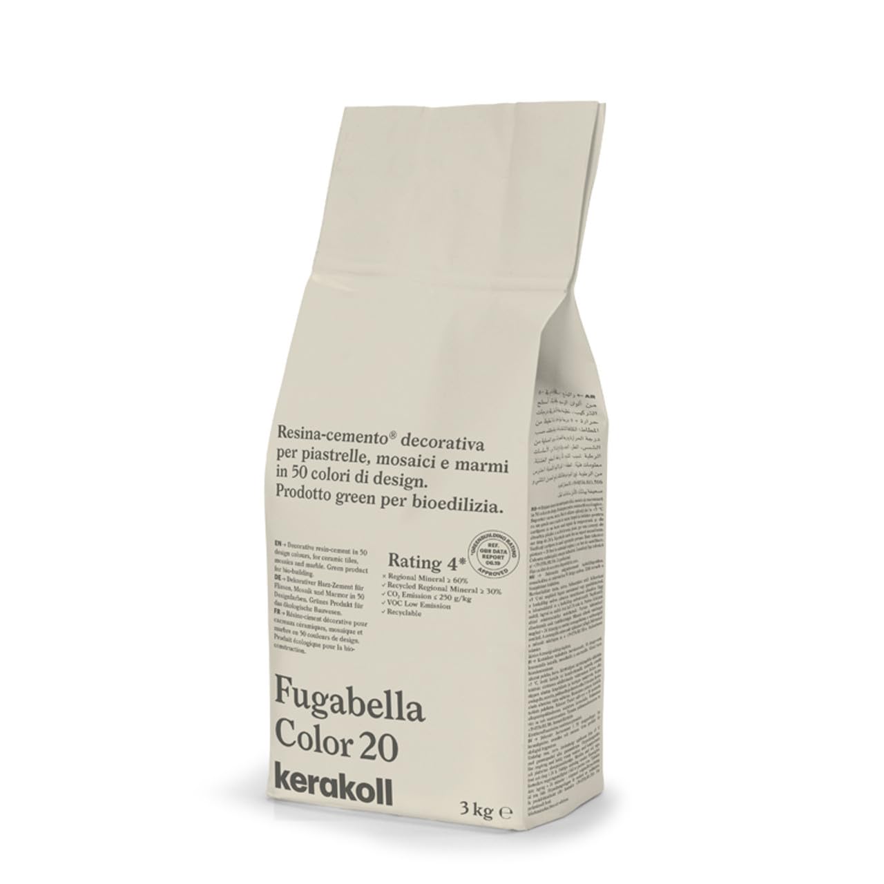 Kerakoll Fugabella Color Grout 3kg, 50 Colours (20, 3kg Bag)