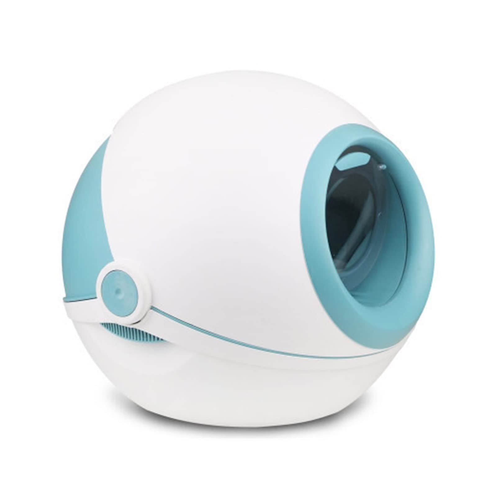 easy clean litter box Cat Litter Box Closed Self Cleaning Training Cat Litter Shovel Chat Toilette Cats Toilet Deodorizing Kitten Bedpans Anti-splash litter boxes for large cats ( Color : A )