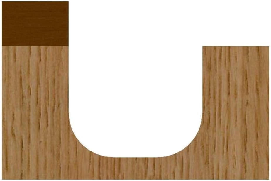 Whiteside Router Bits 1372B Bowl and Tray Bit - 1/4-Inch Radius, 3/4-Inch Cutting Diameter, 5/8-Inch Cutting Length, and 1/4-Inch Shank