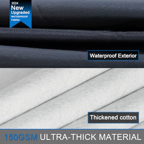 Image of Heavy Duty Chevy C10 /C20 /K10 /K20 /S10 Truck Cover Waterproof All Weather, Outdoor Full Exterior Pickup Truck Cover, Rain, Sun, Wind Protection (Up to 210 in) M