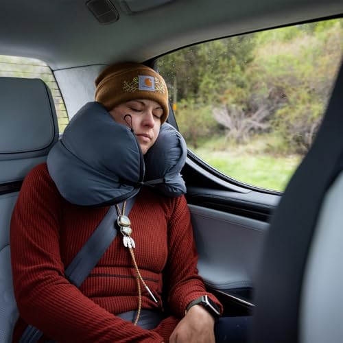 Image of HEST Pro Travel Pillow - 3-in-1 Neck, Body, and Small Travel Pillow - Adjustable Fill for Custom Comfort - Portable and Compact Design - Memory Foam with Washable Cover