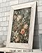 Vintage Floral Wallpaper - 11x14 Unframed Print - Timeless Charm for Every Room - Nostalgic Elegance, Boho Decor, Antique Style Print, Wall Art for Living Room, Bedroom, or Office