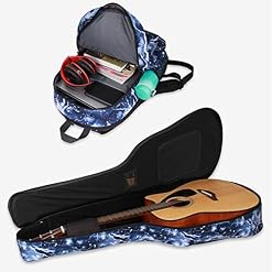NINAINAI Housse pour Guitare Acoustique Sac de Guitare à Double épaule à Double épaule de 41 Pouces Sac à Guitare… - Les Beatles, Paul McCartney, John Lennon, RIngo Starr, George Harrison NINAINAI Housse pour Guitare Acoustique Sac de Guitare à Double épaule à Double épaule de 41 Pouces Sac à Guitare… – Image 5