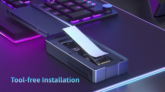 ACASIS Caja SSD M.2 NVMe 40Gbps, Compatible con USB 4/3/USB3.2/3.1