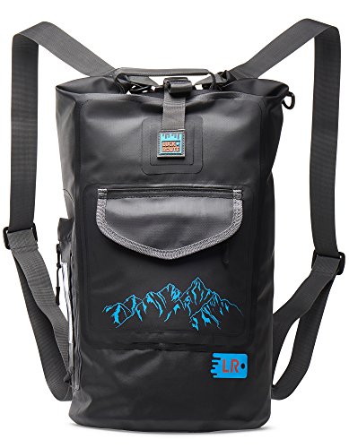 Luckroute Waterproof Dry Backpack with Straps and Pockets - Floating Dry Bag for Beach - Sack for Kayaking and Boating or Fishing
