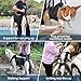 Dog Lift Harness,Full Body Dog Sling Carrier with Handle,Total Body Support for Dogs,Pet Dog Leg Support Sling Adjustable Retractable Breathable Lift Harness (M)