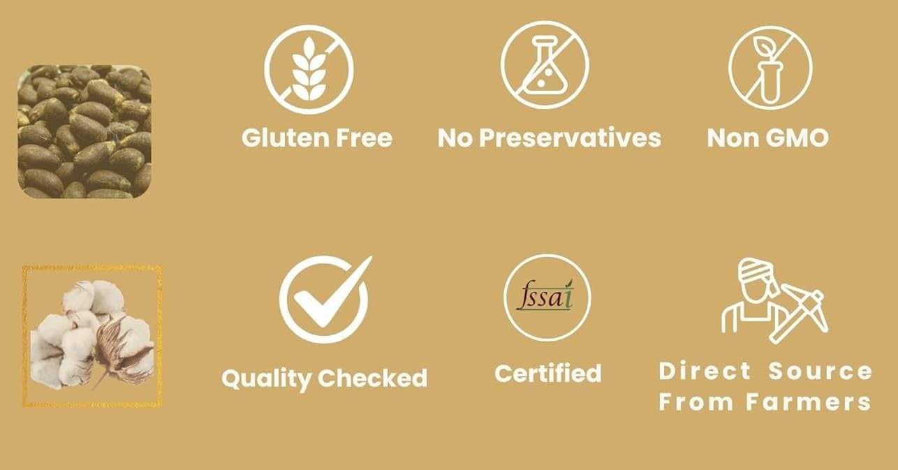 Panai® -Pure 100% Organic Paruthi Paal Cotton Seed Latte Mix | Antioxidant-Rich Drink for Good Cholesterol & Heart Health | 100% Natural, No Preservatives | Ready-to-Health Beverage | Boost Immunity & Vitality | (100 Grams, Cotton Seed Powder) - Image 6 thumbnail