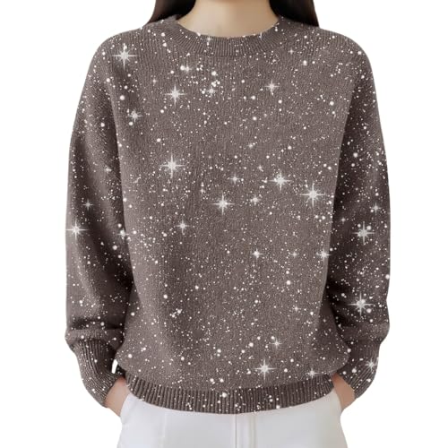 Pull scintillant femme col polo pour briller en soirée de fête