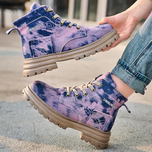 NBOFIEHY Chaussures de Sécurité Femmes Confortable Basket de Securite avec Embout en Acier Légère Bottes de Sécurité Respirante Chaussures de Travail Antidérapante, Violet, 37 EU – vue 2