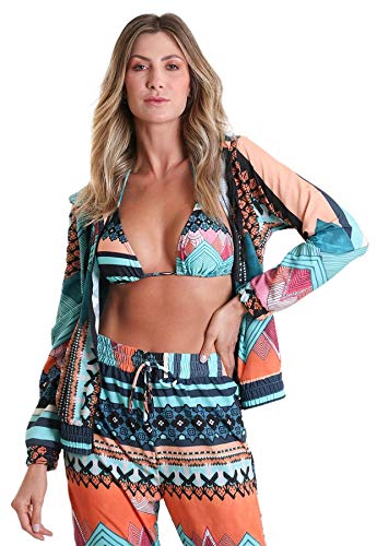 Jaqueta com Capuz Tulum - Azul G