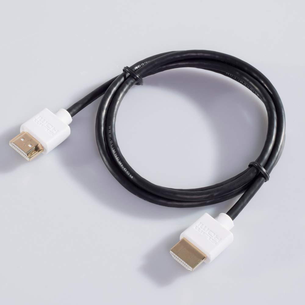 0.5m (50cm) Male Mini (Type C) to Male (Type A) Cable, The World's Slimmest HDMI Lead? (Gold Plated, 1080p, 3D, High Speed, ARC) — view 38