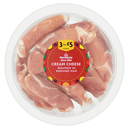 Morrisons Cream Cheese Wrapped in Serrano Ham 100 g