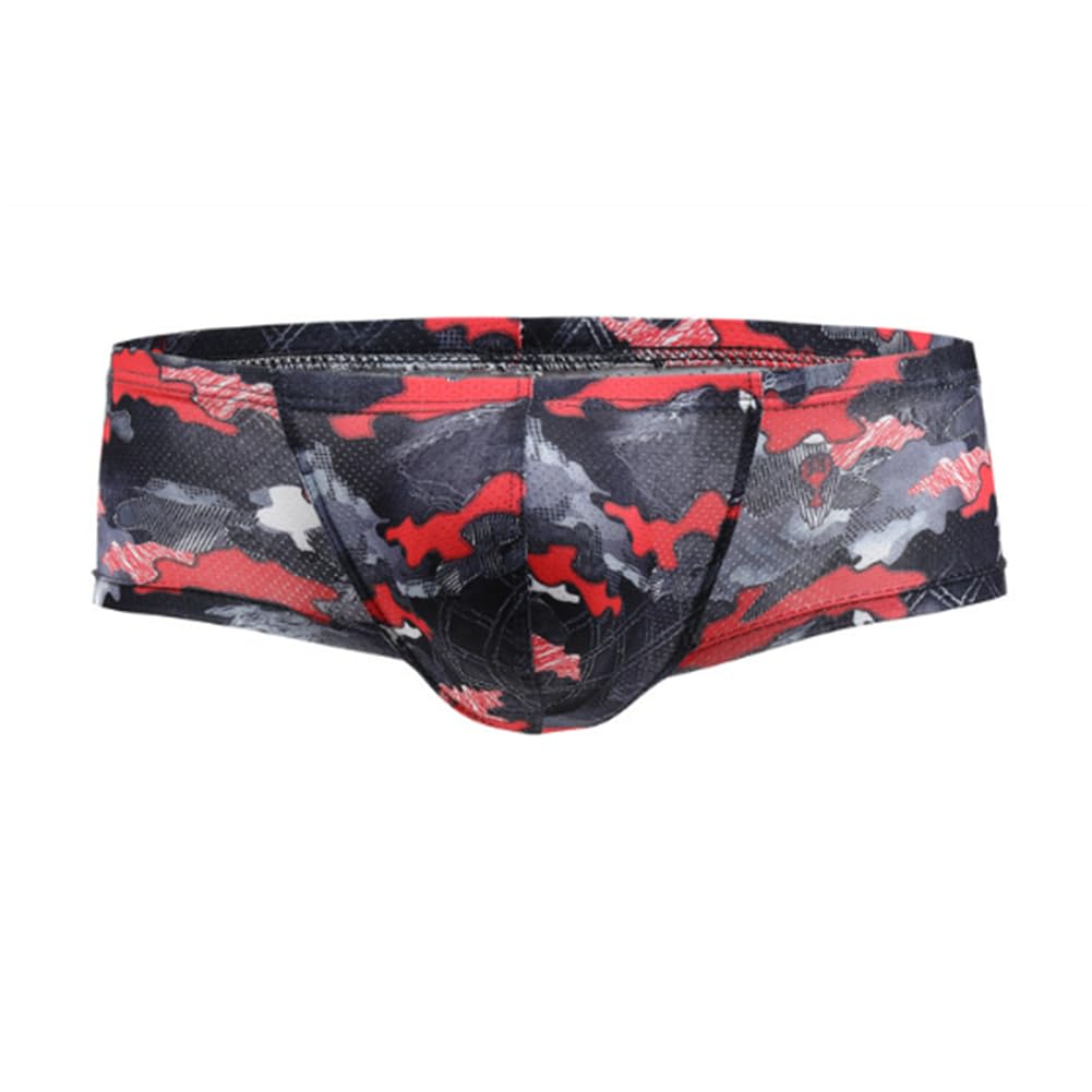 JPXJGT Mens Jockstrap Bulge Sexy Thong G-string Mesh Soft Breathable T-Back Underwear M-2XL(Floral print 4,M)